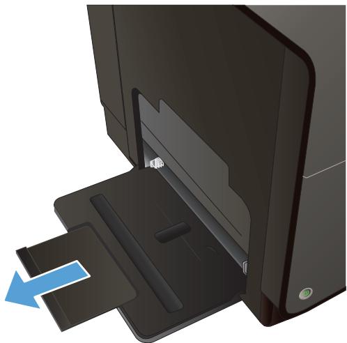 HP OFFICEJET PRO X476DW - Chargement du bac 1 (bac multifonctions situé sur le côté gauche du produit) - 2