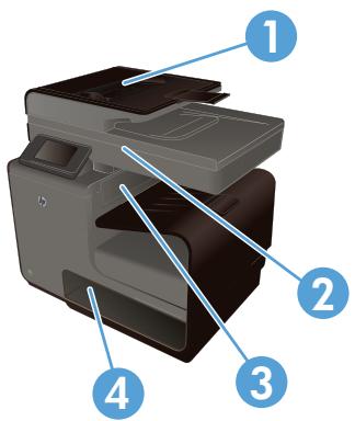HP OFFICEJET PRO X476DW - Emplacement des boulons - 1