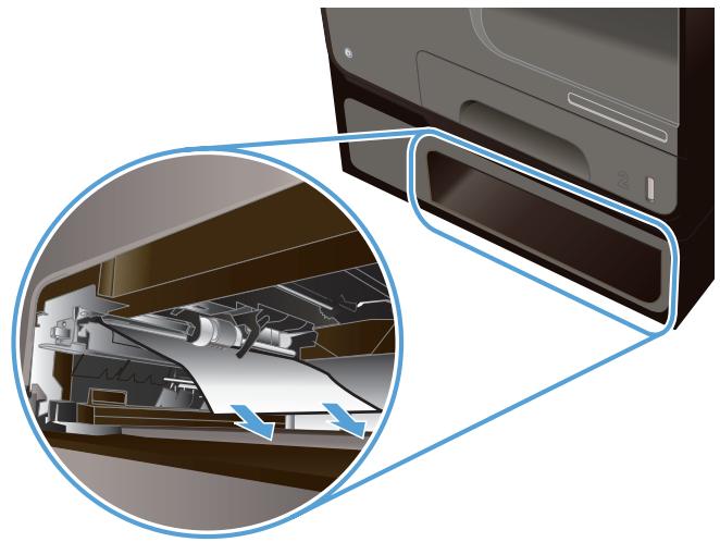 HP OFFICEJET PRO X476DW - Suppression des bourages dans le bac optionnel 3 - 2