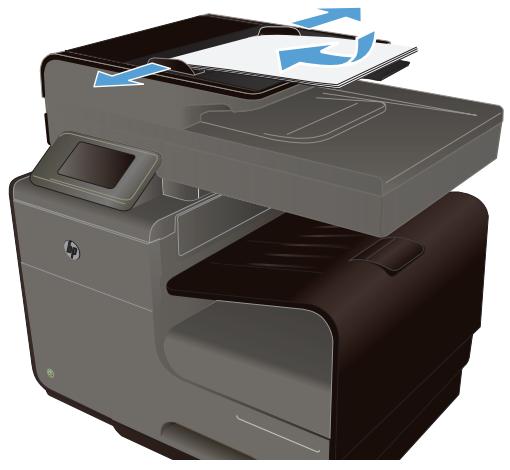 HP OFFICEJET PRO X476DW - Chargement du bac d'alimentation - 1