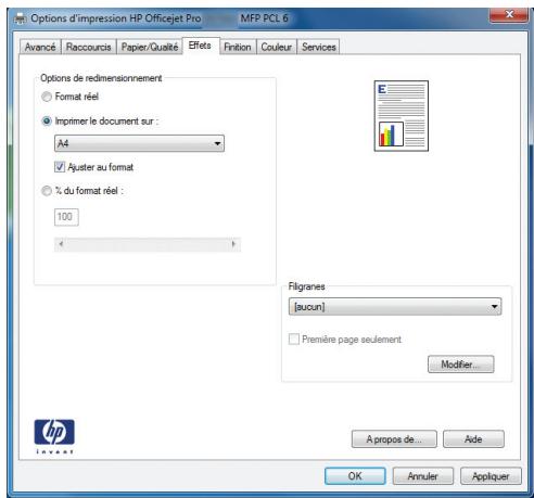 HP OFFICEJET PRO X476DW - Ajuster un document à la page avec windows - 3