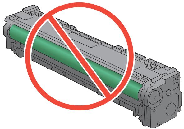 HP LASERJET PRO 200 COLOR MFP M276N (CF144A) - Examiner le toner pour voir s'il est endommagé - 1