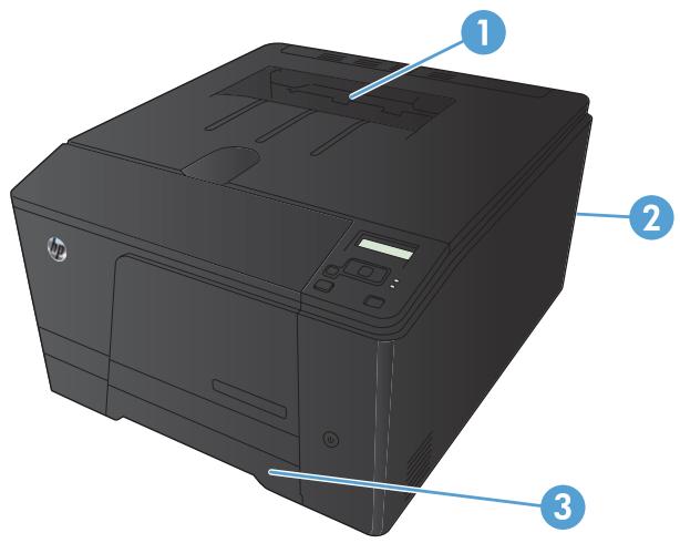 HP LASERJET PRO 200 COLOR MFP M276N (CF144A) - Emplacement des bourrages - 1