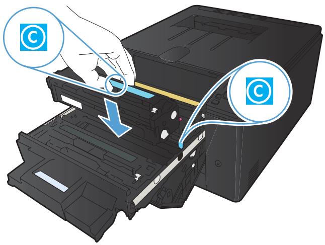 HP LASERJET PRO 200 COLOR MFP M276N (CF144A) - Remplacer le toner - 6