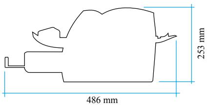 253 mm 486 mm