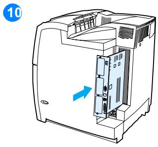 HP COLOR LASERJET 4600 - Pour installer des modules DIMM de mémoire et polices - 10