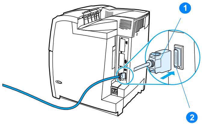 HP COLOR LASERJET 4600 - Configuration parallèle - 1