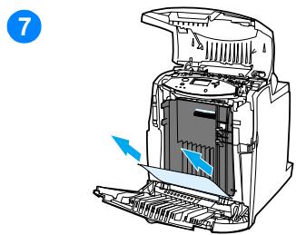 HP COLOR LASERJET 4600 - Bourrage dans le chemin d'impression recto versus - 7