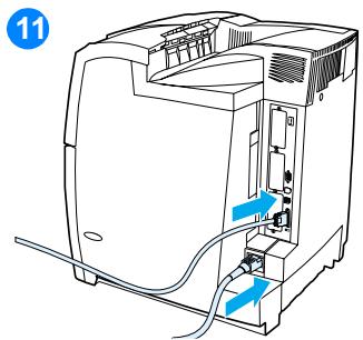 HP COLOR LASERJET 4600 - Pour installer des modules DIMM de mémoire et polices - 11