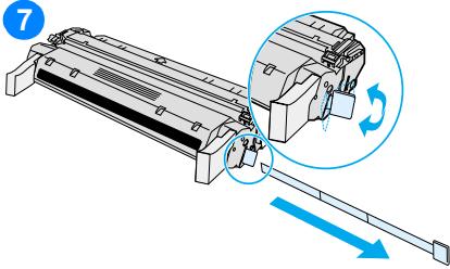 HP COLOR LASERJET 4600 - Changement des cartouches d'impression - 7