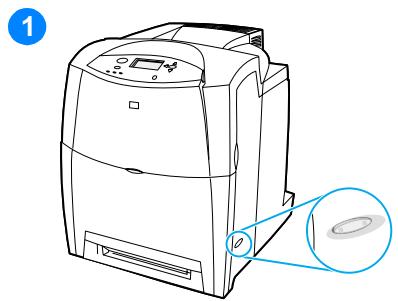 HP COLOR LASERJET 4600 - Pour installer des modules DIMM de mémoire et polices - 1