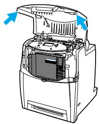 HP COLOR LASERJET 4600 - Bourrage dans le chemin d'alimentation ou dans le chemin d'impression du papier - 1
