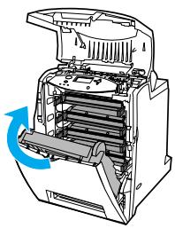 HP COLOR LASERJET 4600 - Bourrage dans le chemin d'alimentation ou dans le chemin d'impression du papier - 4