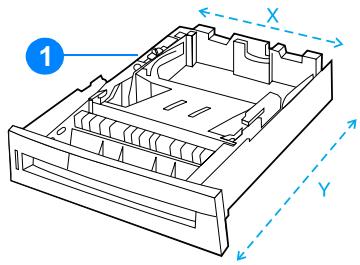 HP COLOR LASERJET 4600 - Format personnelisé des bacs 2 et 3 - 1