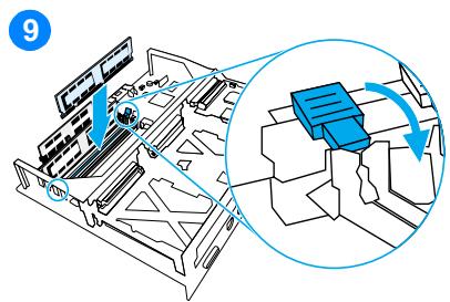 HP COLOR LASERJET 4600 - Pour installer des modules DIMM de mémoire et polices - 9