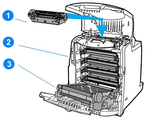 HP COLOR LASERJET 4600 - Repérage des fournitures - 1