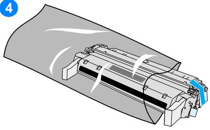 HP COLOR LASERJET 4600 - Changement des cartouches d'impression - 4