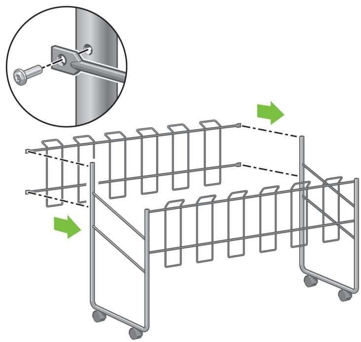 Diagram illustrating a mechanical assembly with a magnified inset showing a pin inserted into a bracket, highlighting structural changes.