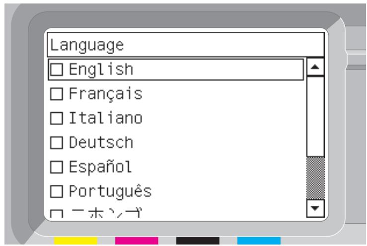Language □ English □ Français □ Italiano □ Deutsch □ Español □ Português □ ネホンゴ