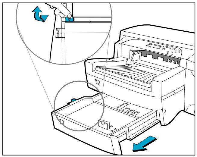 HP DESIGNJET COLORPRO CAD PRINTER - Réapprovisionnement du bac 3 en supports courants - 5