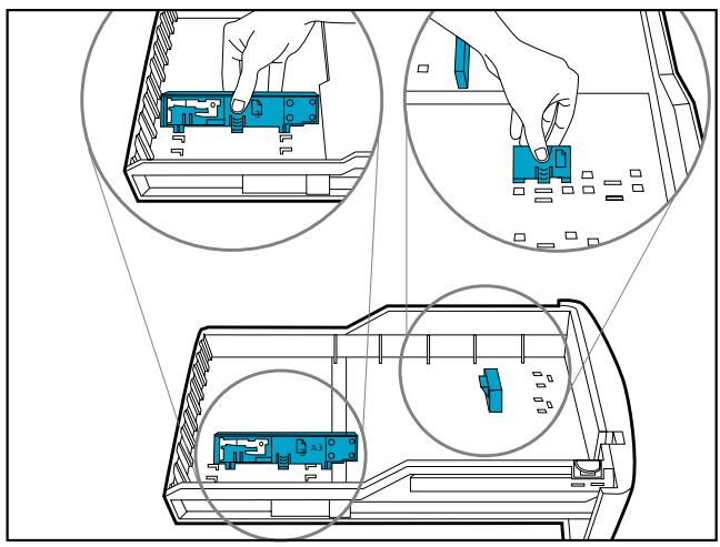 HP DESIGNJET COLORPRO GA PRINTER - Réapprovisionnement du bac 3 en supports courants - 4