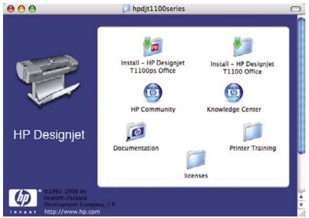 HP DESIGNJET T1100 MFP - Désinstallation du logiciel de l'imprimante (Mac OS) - 1