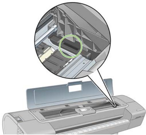 HP DESIGNJET T1100 MFP - Nettoyage du détecteur de gouttes de la tête d'impression - 5
