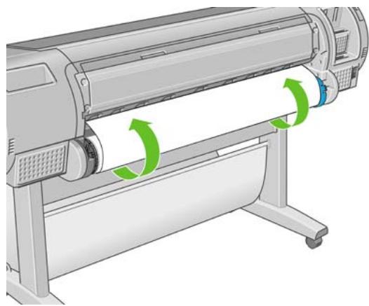 HP DESIGNJET T1100 MFP - Procédure de chargement facile - 7
