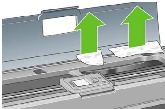 HP DESIGNJET T1100 MFP - Un bourrage papier s'est produit - 7