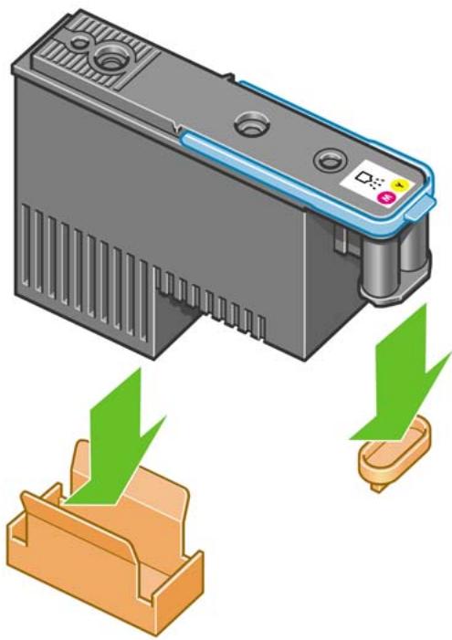 HP DESIGNJET T1100 MFP - Insertion d'une tête d'impression - 1