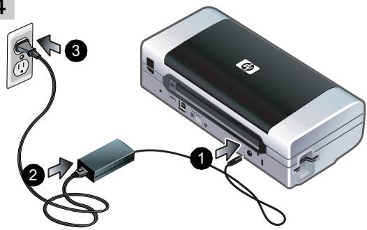 HP DESKJET 460WBT - Stap 2: Batterij. - 3