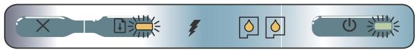 Control panel interface with battery, switch, lightning, and power button icons