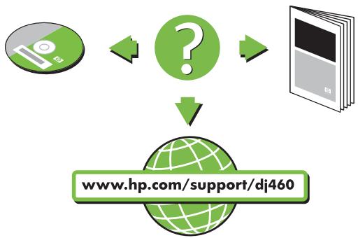 HP DESKJET 460WBT - Stap 9: Lijn de inktpatronen uit. - 4