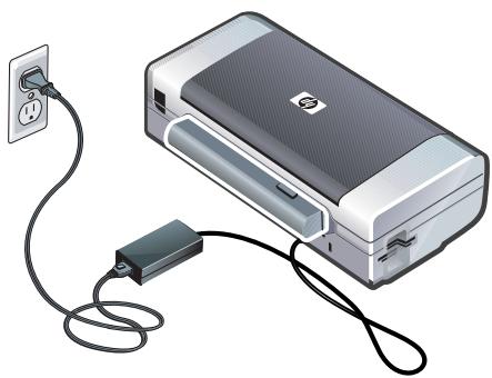 HP DESKJET 460WBT - Stap 2: Batterij. - 1