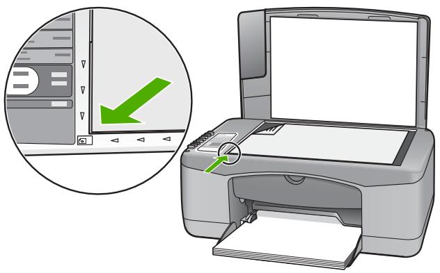 HP DESKJET F2180 - Per caricare un originale sulla superficie di scansione - 2