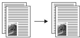 HP DESKJET F4180 - Copie d'un document noir et blanc de deux pages - 1