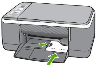 HP DESKJET F4180 - Pour charger du papier photo 10 x 15 cm avec languette dans le bac d'alimentation - 2