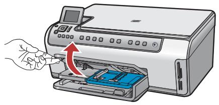 HP PHOTOSMART C5100 ALL-IN-ONE - Chargez du papier dans les deux bacs - 3