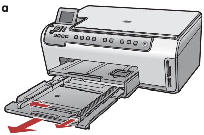 HP PHOTOSMART C5100 ALL-IN-ONE - Chargez du papier dans les deux bacs - 1
