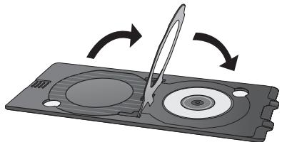 HP PHOTOSMART D5160 - Chargez le plateau à CD/DVD - 3