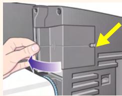 HP DESIGNJET 500 - Installation d'une carte réseau HP JetDirect (suite) - 3