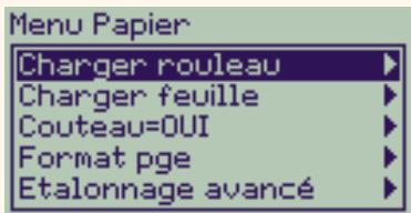 HP DESIGNJET 500 - Informations sur les papiers en rouleau ou en feuille - 2