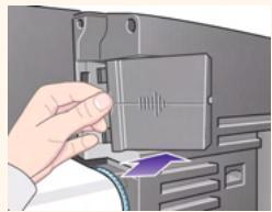 HP DESIGNJET 500 - Installation d'une carte réseau HP JetDirect (suite) - 2