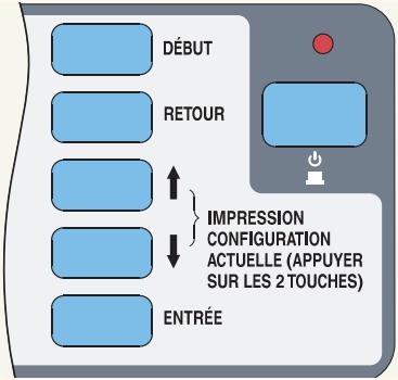 HP DESIGNJET 5000 - Impression des paramètres de configuration courants - 1
