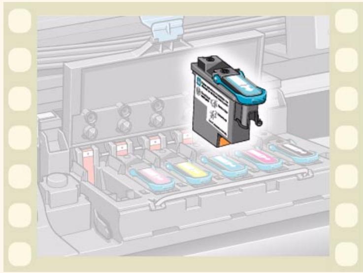 HP DESIGNJET 5000 - Retrait d'une tête d'impression - 2