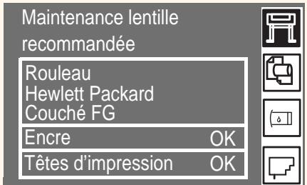 HP DESIGNJET 5000 - Entretien de la lentille - 2