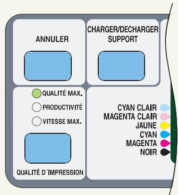 HP DESIGNJET 5000 - Touches d'action - 1