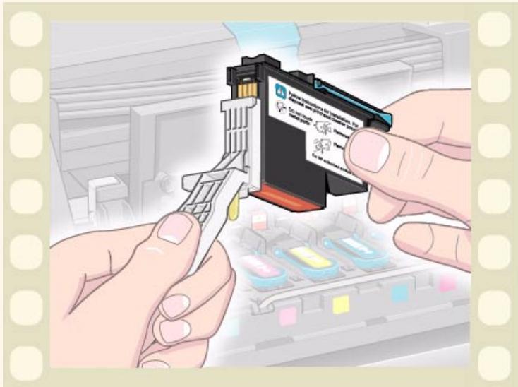 HP DESIGNJET 5000 - Frotteur d'interconnexion du chariot - 1