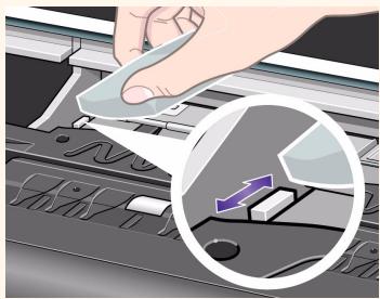 HP DESIGNJET 5000 - Remplacement du couvercle de la lentille - 1