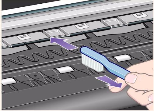 HP DESIGNJET 5000 - Nettoyage manuel de la platine - 3